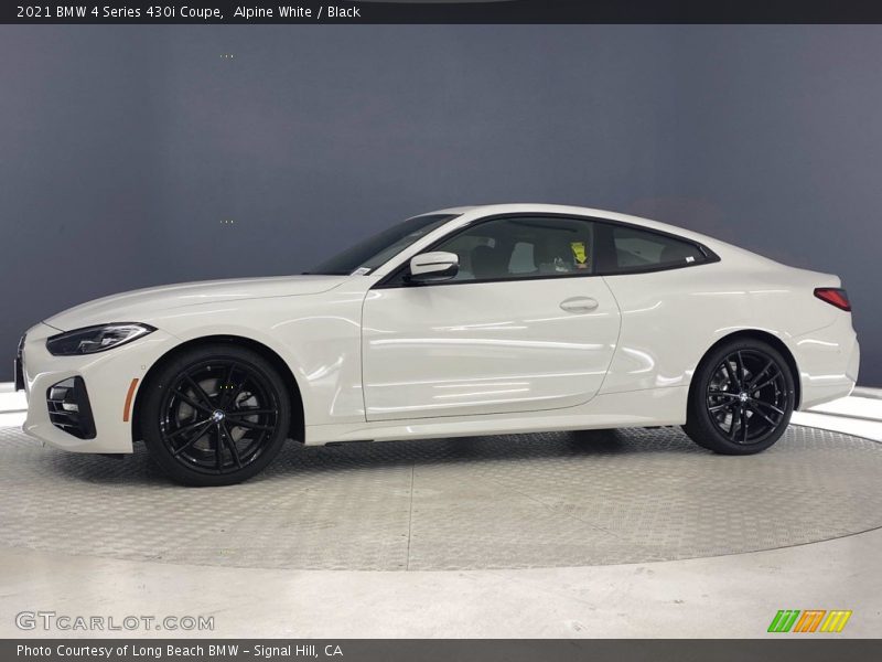 Alpine White / Black 2021 BMW 4 Series 430i Coupe