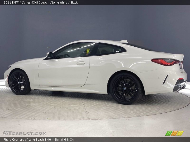 Alpine White / Black 2021 BMW 4 Series 430i Coupe