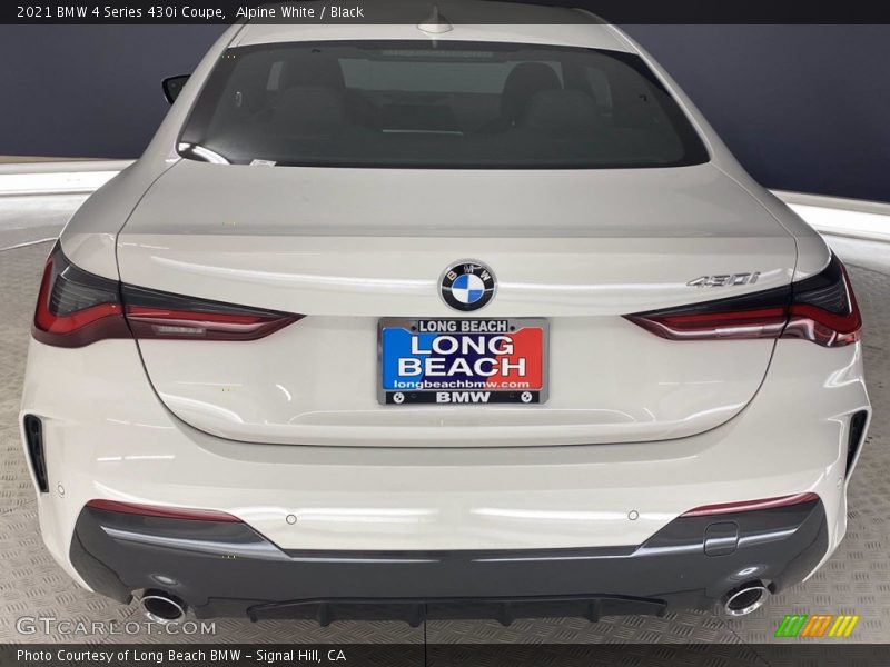 Alpine White / Black 2021 BMW 4 Series 430i Coupe