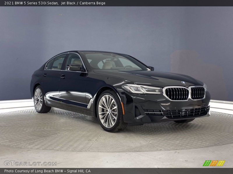 Jet Black / Canberra Beige 2021 BMW 5 Series 530i Sedan