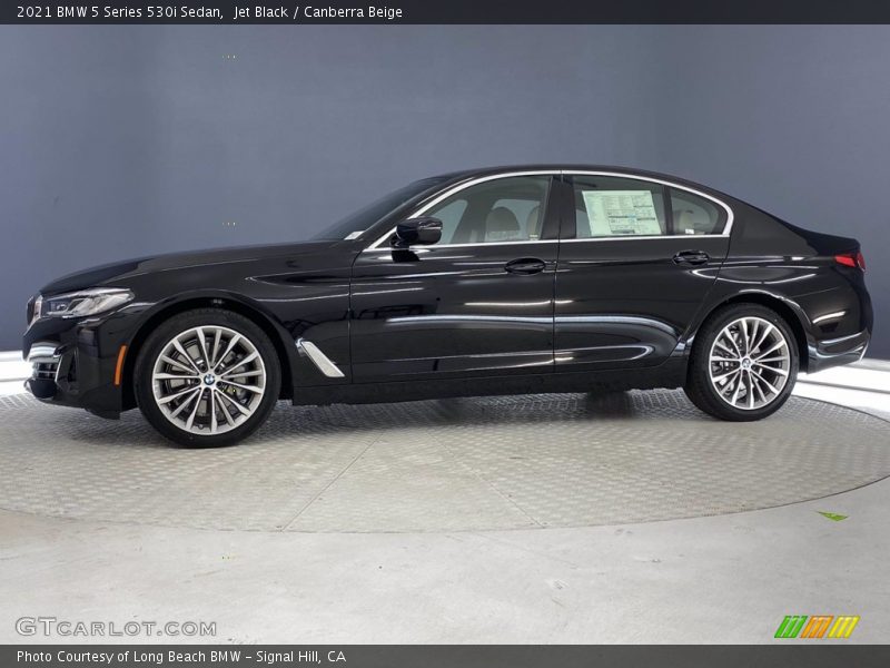 Jet Black / Canberra Beige 2021 BMW 5 Series 530i Sedan