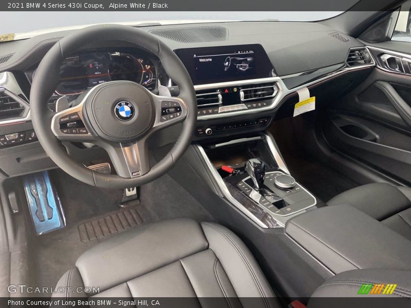 Alpine White / Black 2021 BMW 4 Series 430i Coupe