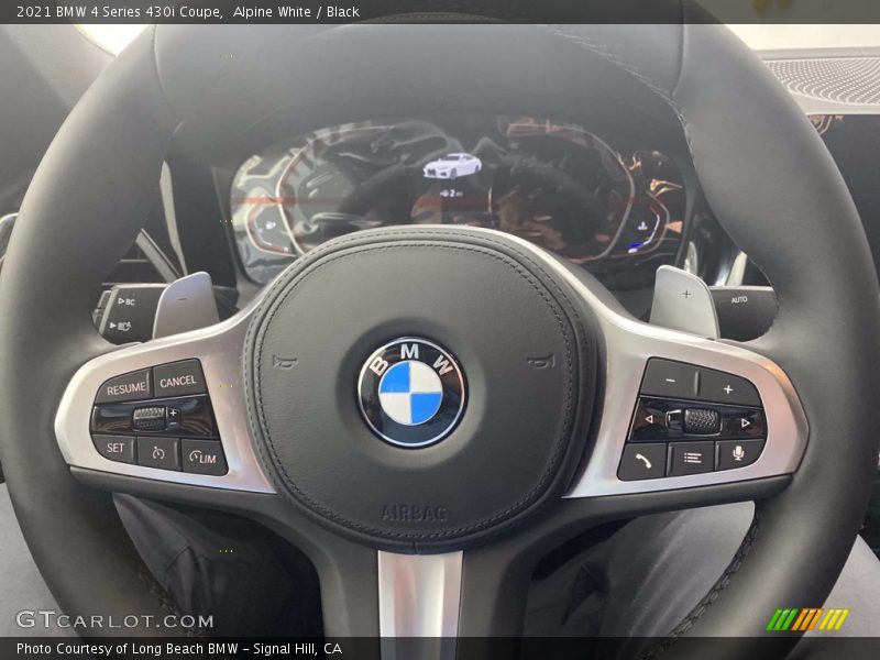 Alpine White / Black 2021 BMW 4 Series 430i Coupe