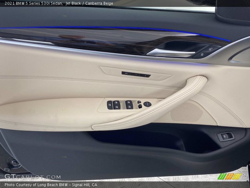 Jet Black / Canberra Beige 2021 BMW 5 Series 530i Sedan