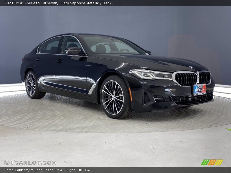 Black Sapphire Metallic / Black 2021 BMW 5 Series 530i Sedan