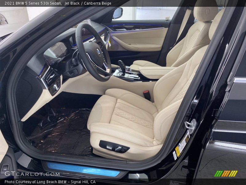Jet Black / Canberra Beige 2021 BMW 5 Series 530i Sedan
