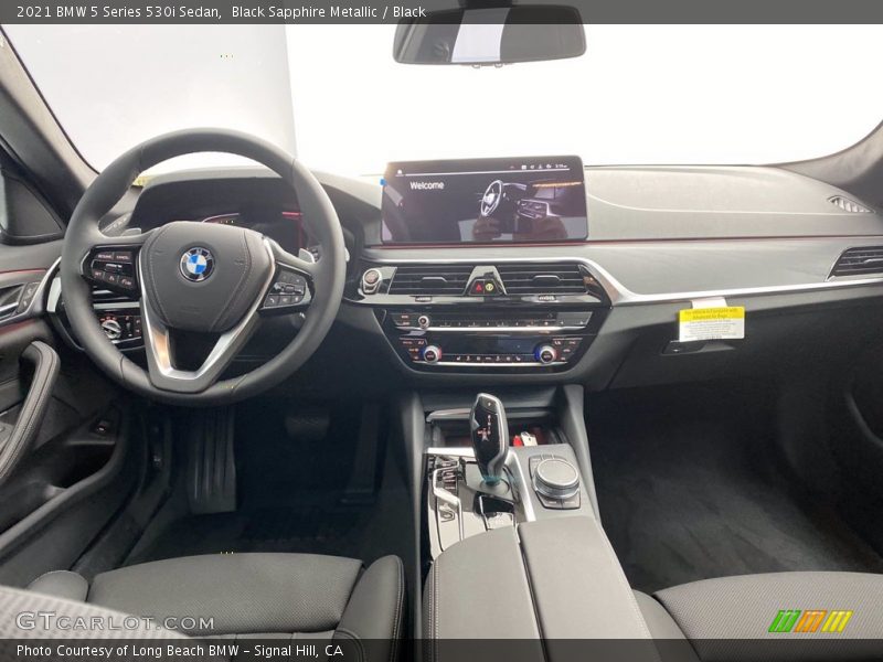 Black Sapphire Metallic / Black 2021 BMW 5 Series 530i Sedan