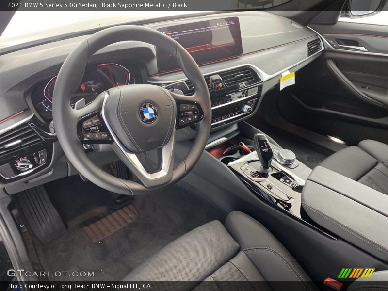Black Sapphire Metallic / Black 2021 BMW 5 Series 530i Sedan