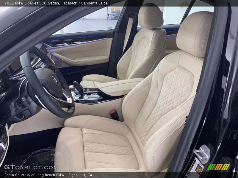 Jet Black / Canberra Beige 2021 BMW 5 Series 530i Sedan