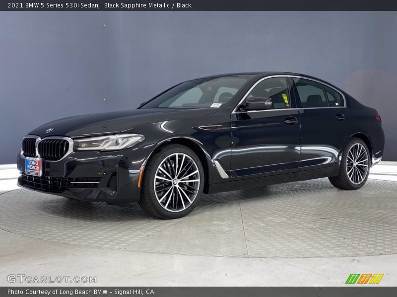 Black Sapphire Metallic / Black 2021 BMW 5 Series 530i Sedan
