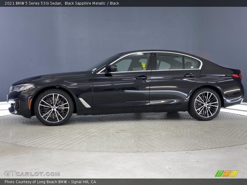 Black Sapphire Metallic / Black 2021 BMW 5 Series 530i Sedan
