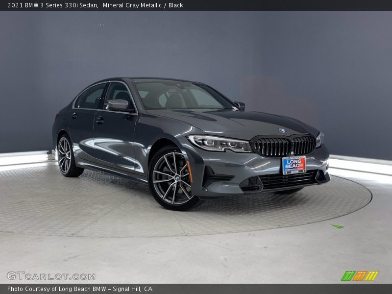 Mineral Gray Metallic / Black 2021 BMW 3 Series 330i Sedan