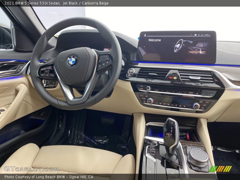 Jet Black / Canberra Beige 2021 BMW 5 Series 530i Sedan