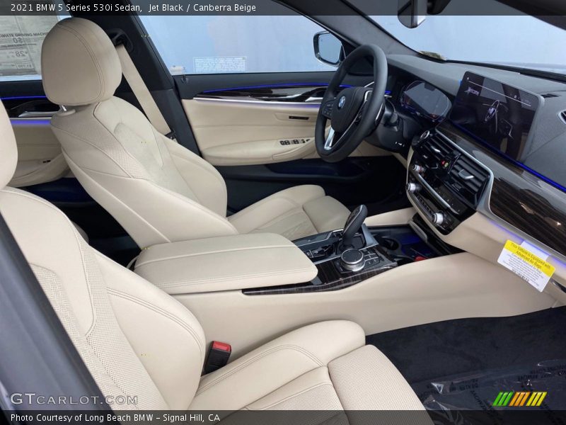 Jet Black / Canberra Beige 2021 BMW 5 Series 530i Sedan