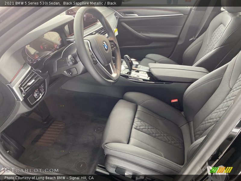 Black Sapphire Metallic / Black 2021 BMW 5 Series 530i Sedan