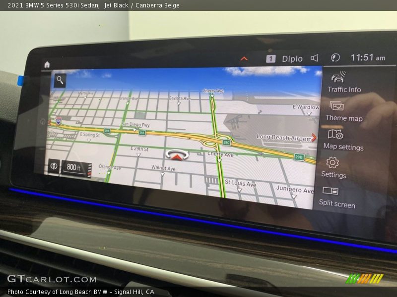 Jet Black / Canberra Beige 2021 BMW 5 Series 530i Sedan