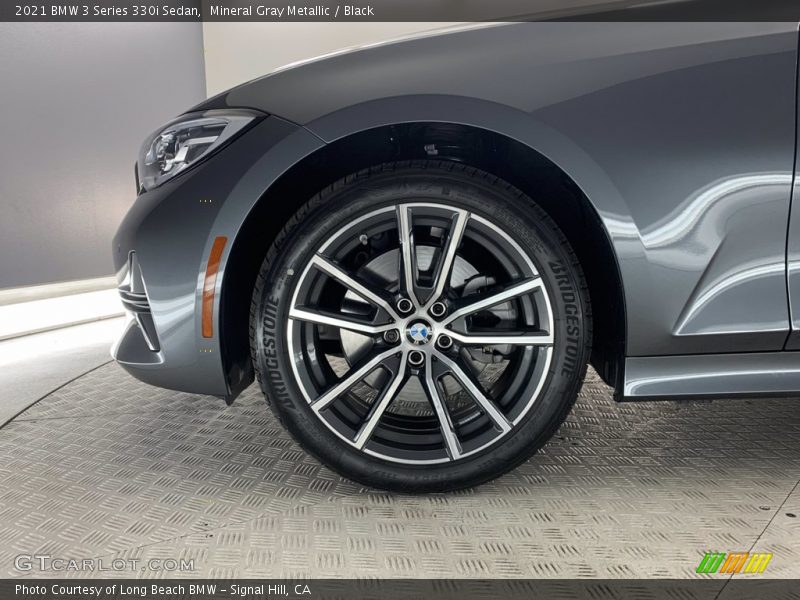 Mineral Gray Metallic / Black 2021 BMW 3 Series 330i Sedan