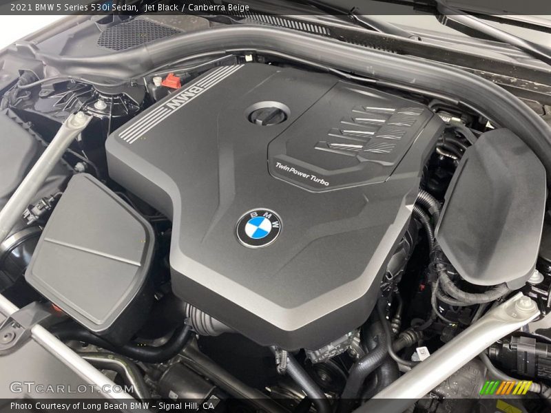 Jet Black / Canberra Beige 2021 BMW 5 Series 530i Sedan