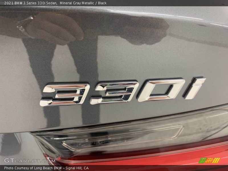 Mineral Gray Metallic / Black 2021 BMW 3 Series 330i Sedan