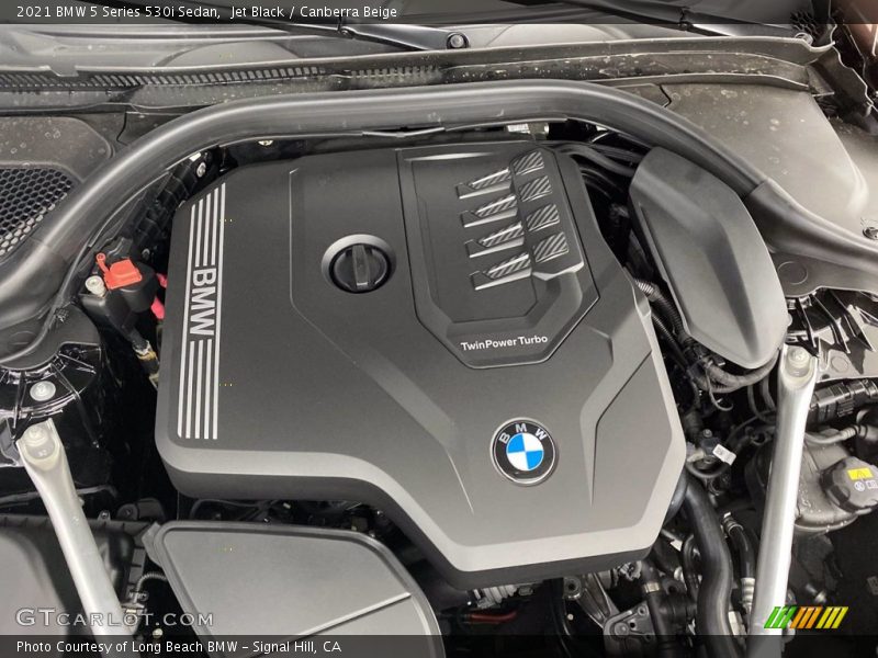 Jet Black / Canberra Beige 2021 BMW 5 Series 530i Sedan