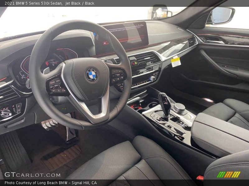 Jet Black / Black 2021 BMW 5 Series 530i Sedan