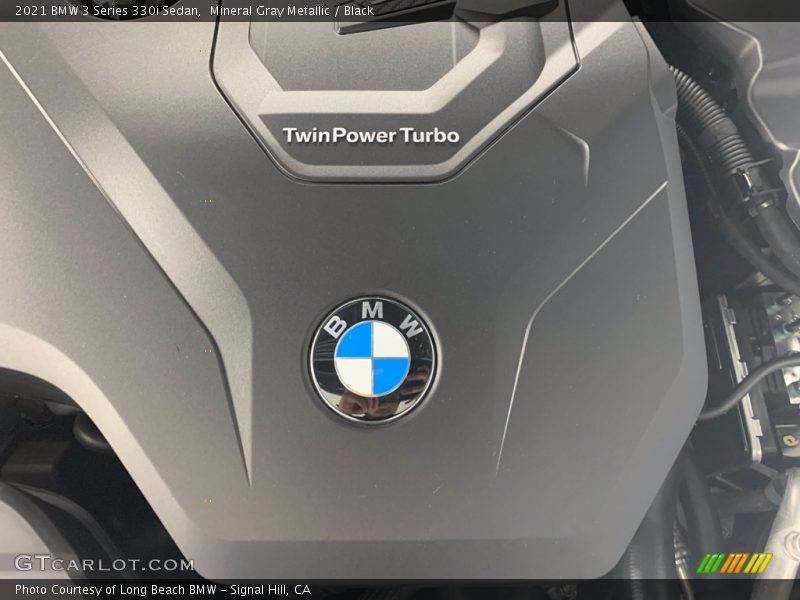 Mineral Gray Metallic / Black 2021 BMW 3 Series 330i Sedan