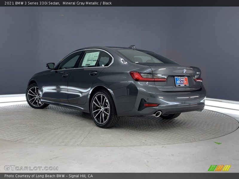 Mineral Gray Metallic / Black 2021 BMW 3 Series 330i Sedan