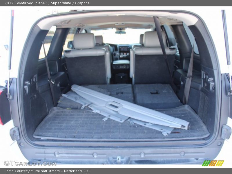 Super White / Graphite 2017 Toyota Sequoia SR5