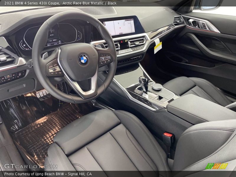 Arctic Race Blue Metallic / Black 2021 BMW 4 Series 430i Coupe