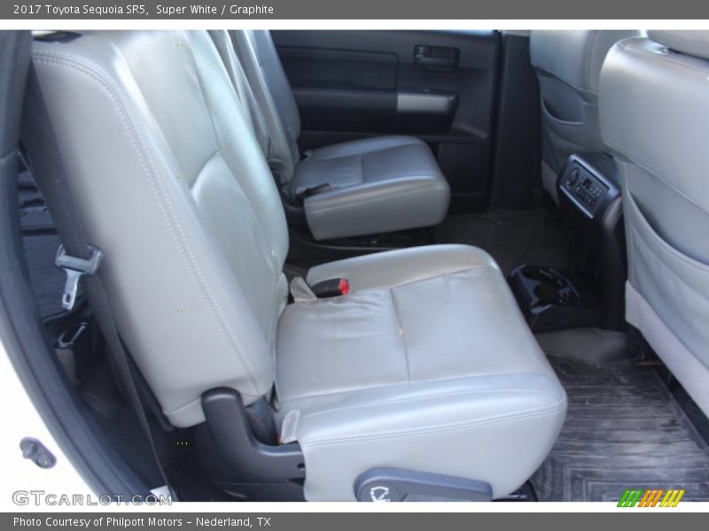 Super White / Graphite 2017 Toyota Sequoia SR5