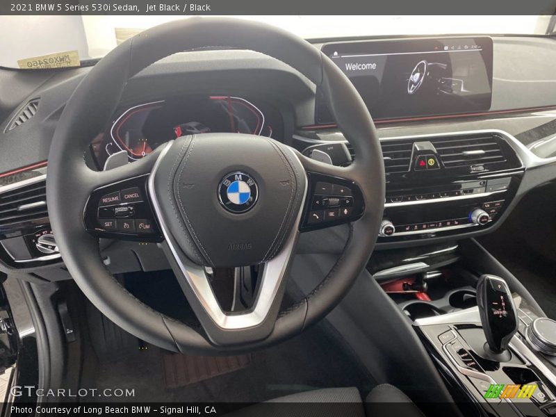 Jet Black / Black 2021 BMW 5 Series 530i Sedan
