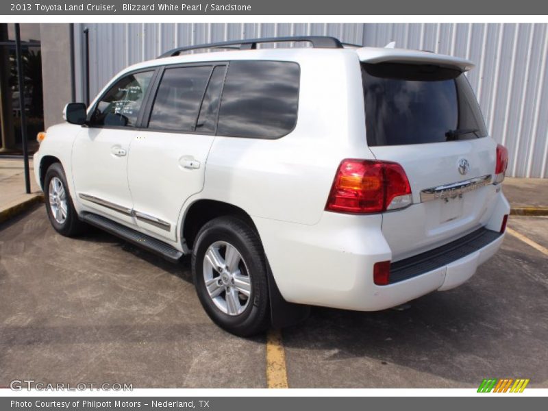 Blizzard White Pearl / Sandstone 2013 Toyota Land Cruiser