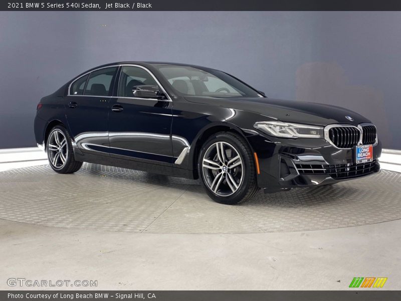 Jet Black / Black 2021 BMW 5 Series 540i Sedan