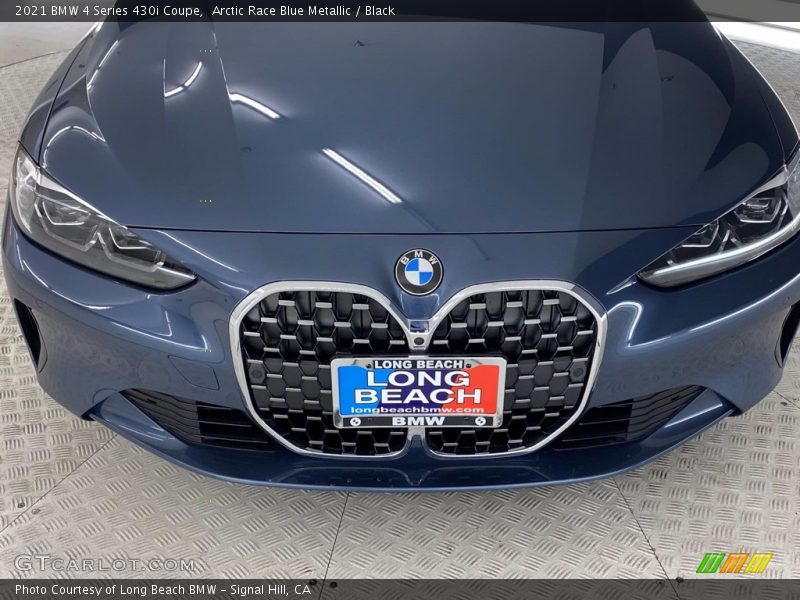 Arctic Race Blue Metallic / Black 2021 BMW 4 Series 430i Coupe