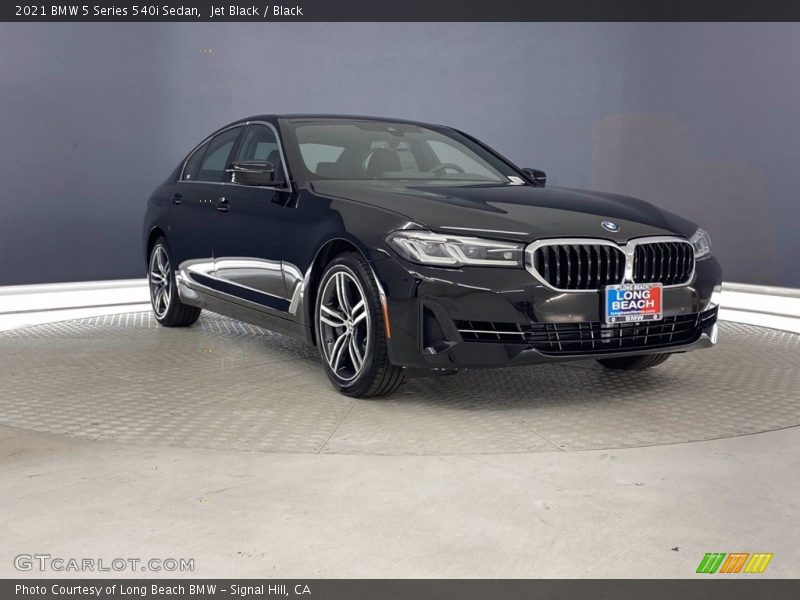 Jet Black / Black 2021 BMW 5 Series 540i Sedan