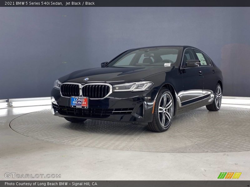 Jet Black / Black 2021 BMW 5 Series 540i Sedan