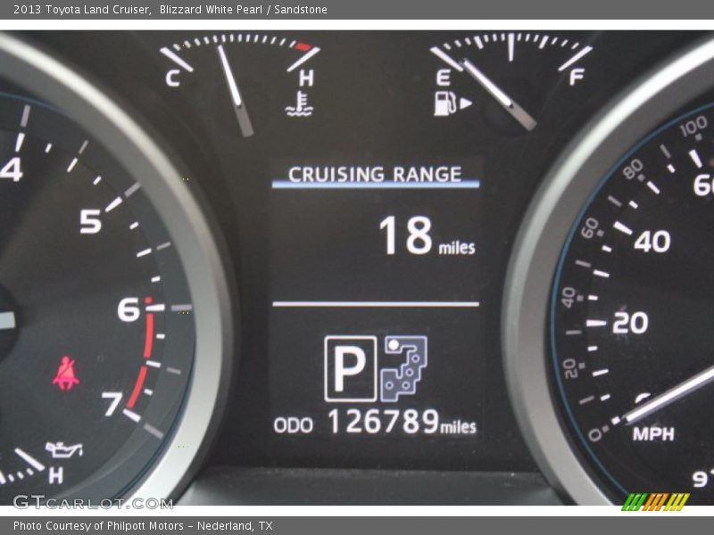 Blizzard White Pearl / Sandstone 2013 Toyota Land Cruiser