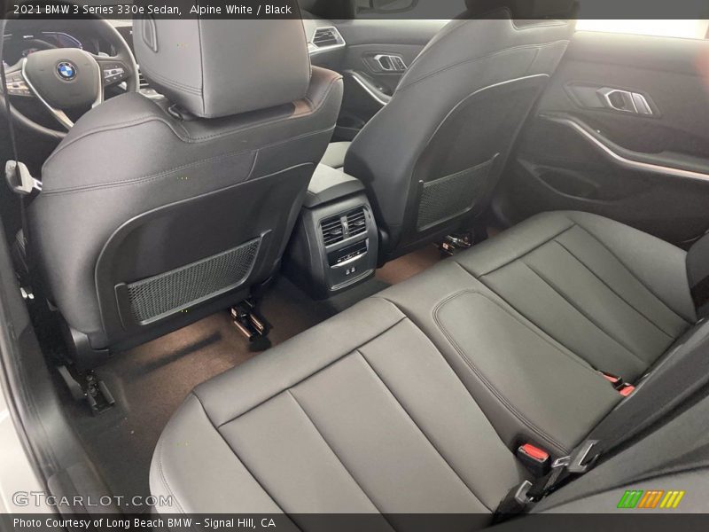 Alpine White / Black 2021 BMW 3 Series 330e Sedan