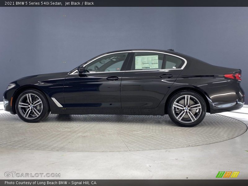 Jet Black / Black 2021 BMW 5 Series 540i Sedan