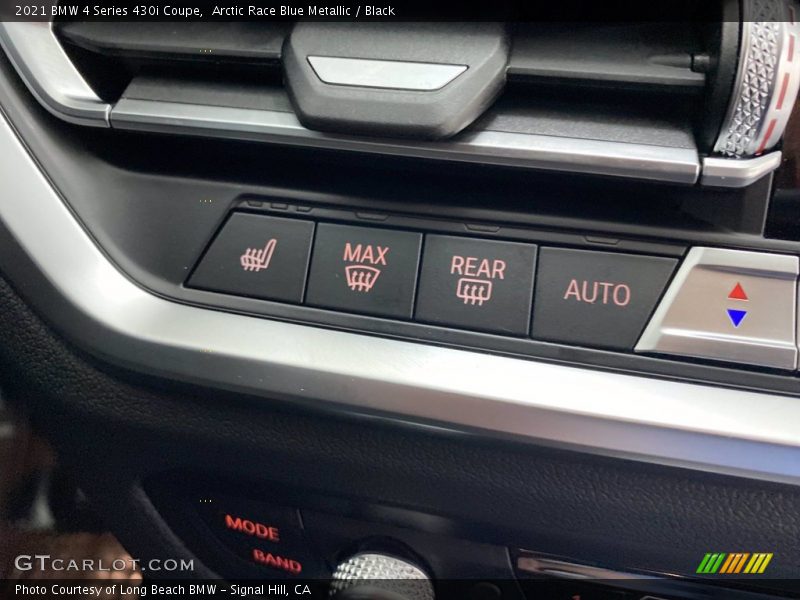 Arctic Race Blue Metallic / Black 2021 BMW 4 Series 430i Coupe