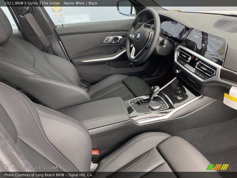 Alpine White / Black 2021 BMW 3 Series 330e Sedan