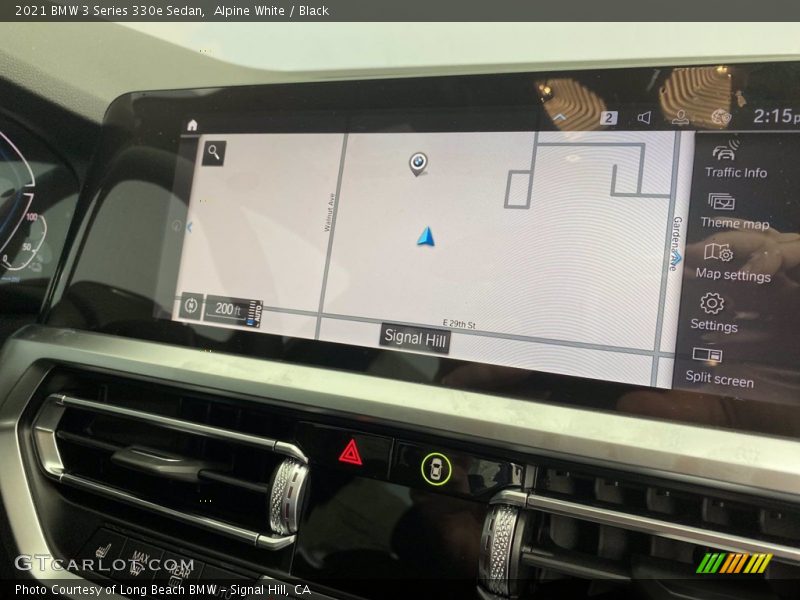 Alpine White / Black 2021 BMW 3 Series 330e Sedan