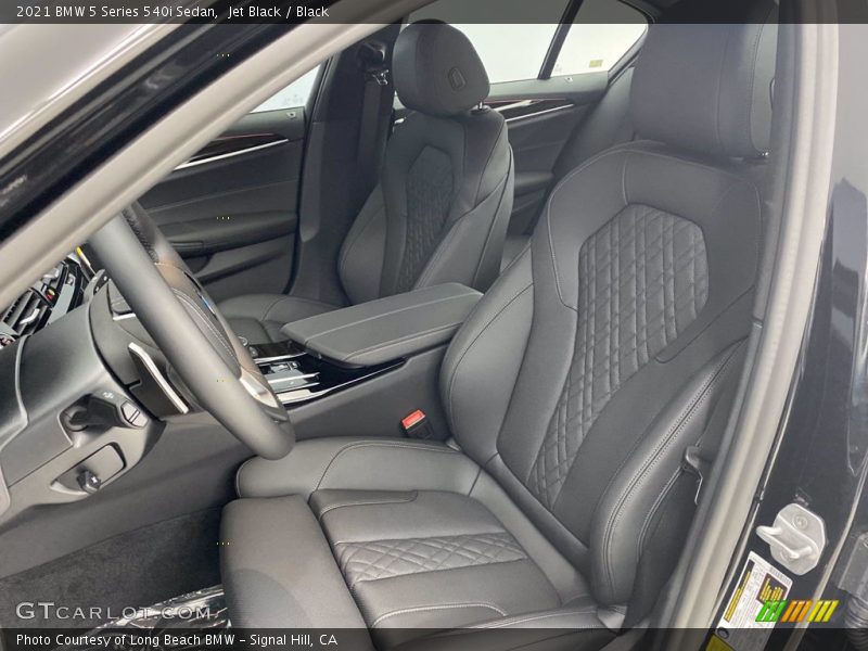 Jet Black / Black 2021 BMW 5 Series 540i Sedan