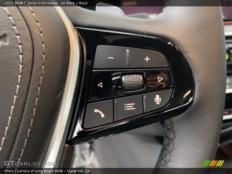 Jet Black / Black 2021 BMW 5 Series 540i Sedan
