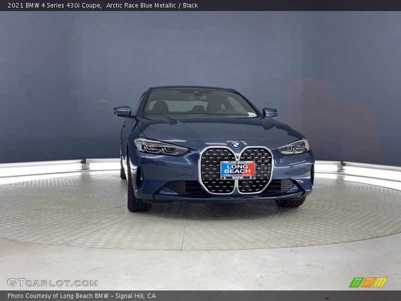 Arctic Race Blue Metallic / Black 2021 BMW 4 Series 430i Coupe