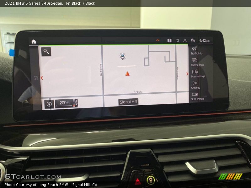 Jet Black / Black 2021 BMW 5 Series 540i Sedan