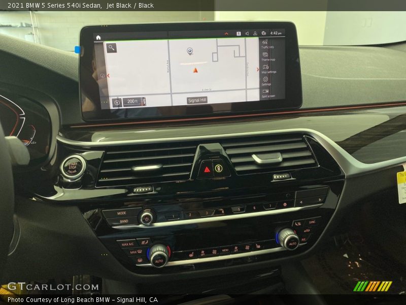 Jet Black / Black 2021 BMW 5 Series 540i Sedan