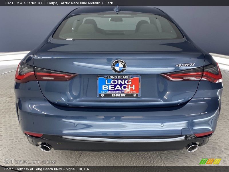 Arctic Race Blue Metallic / Black 2021 BMW 4 Series 430i Coupe