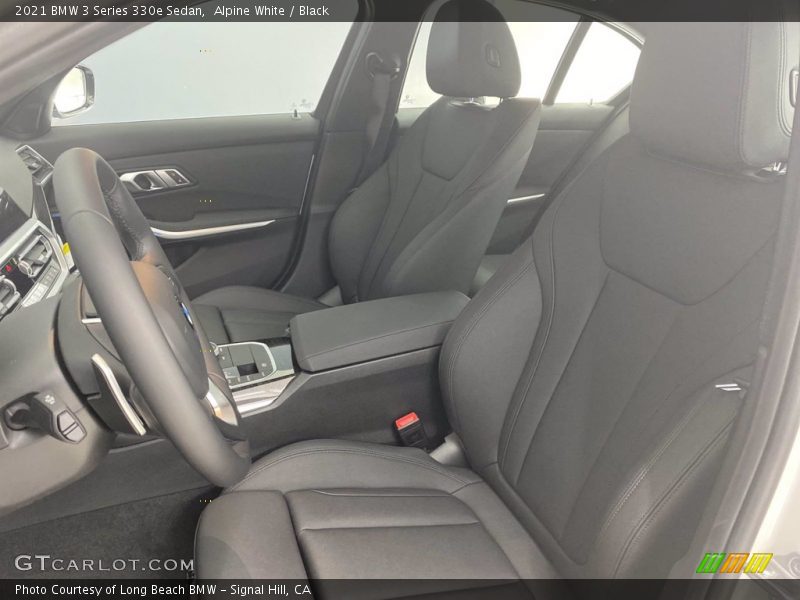 Alpine White / Black 2021 BMW 3 Series 330e Sedan