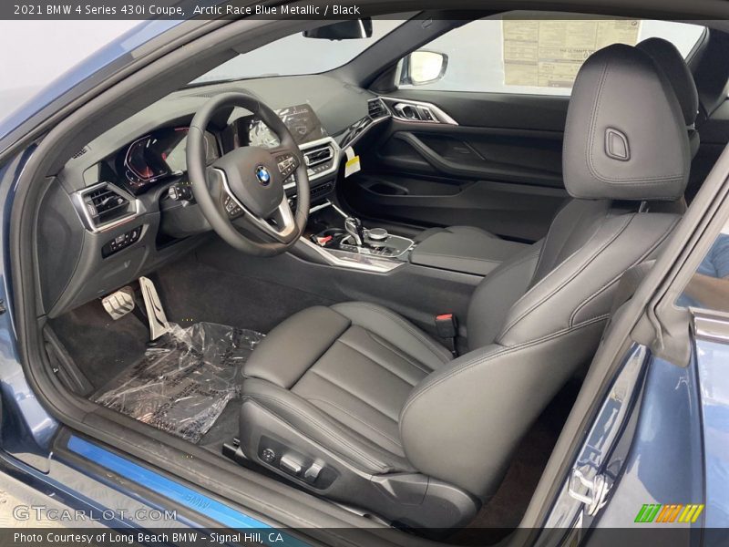 Arctic Race Blue Metallic / Black 2021 BMW 4 Series 430i Coupe